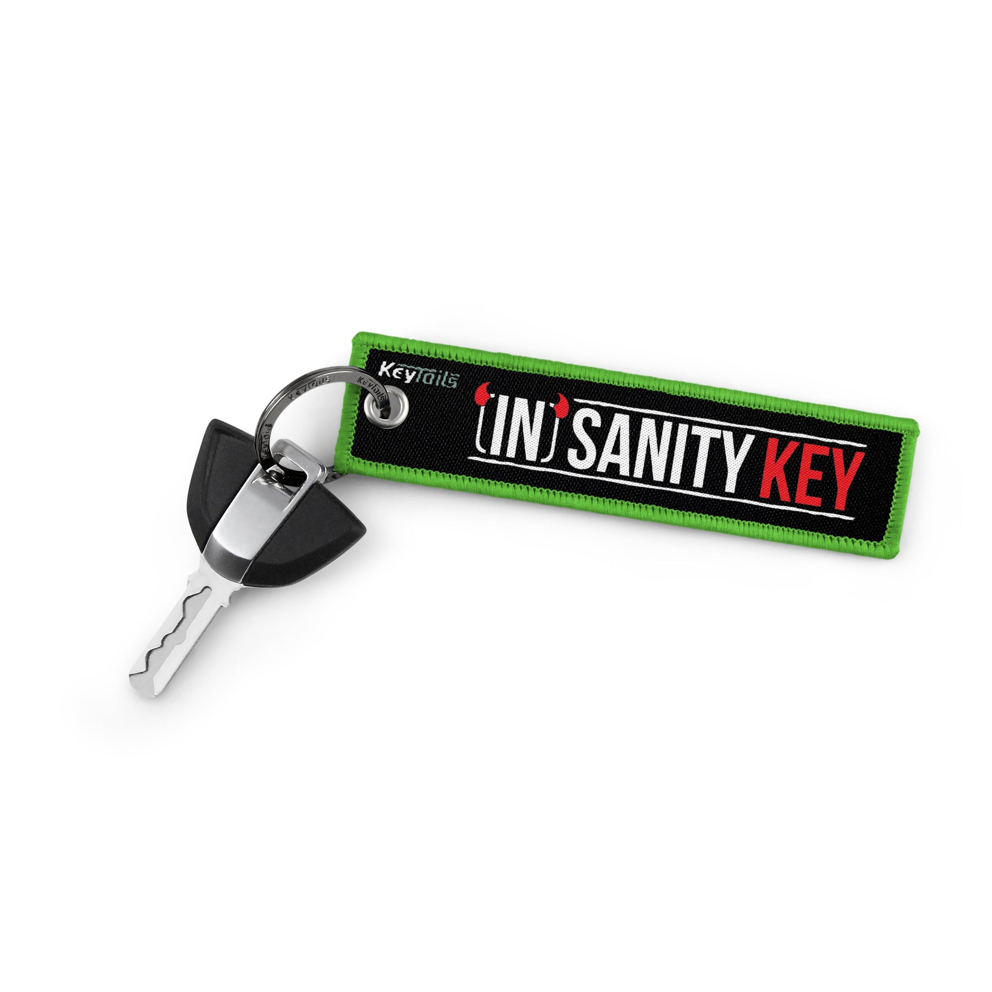 InSanity Key Keychain, Key Tag - Green