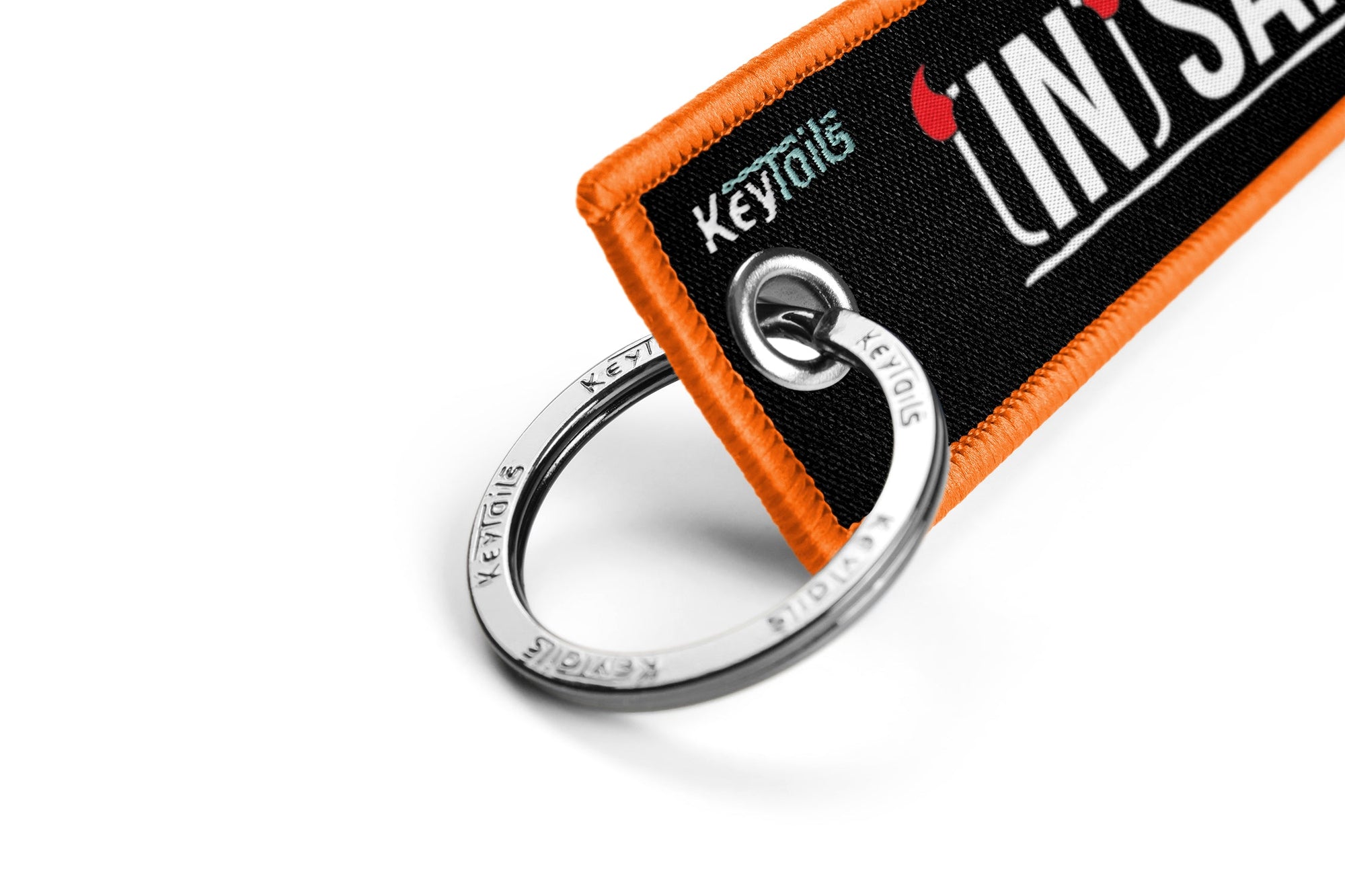 InSanity Key Keychain, Key Tag - Orange