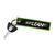 Just Lean It Keychain, Key Tag - Green