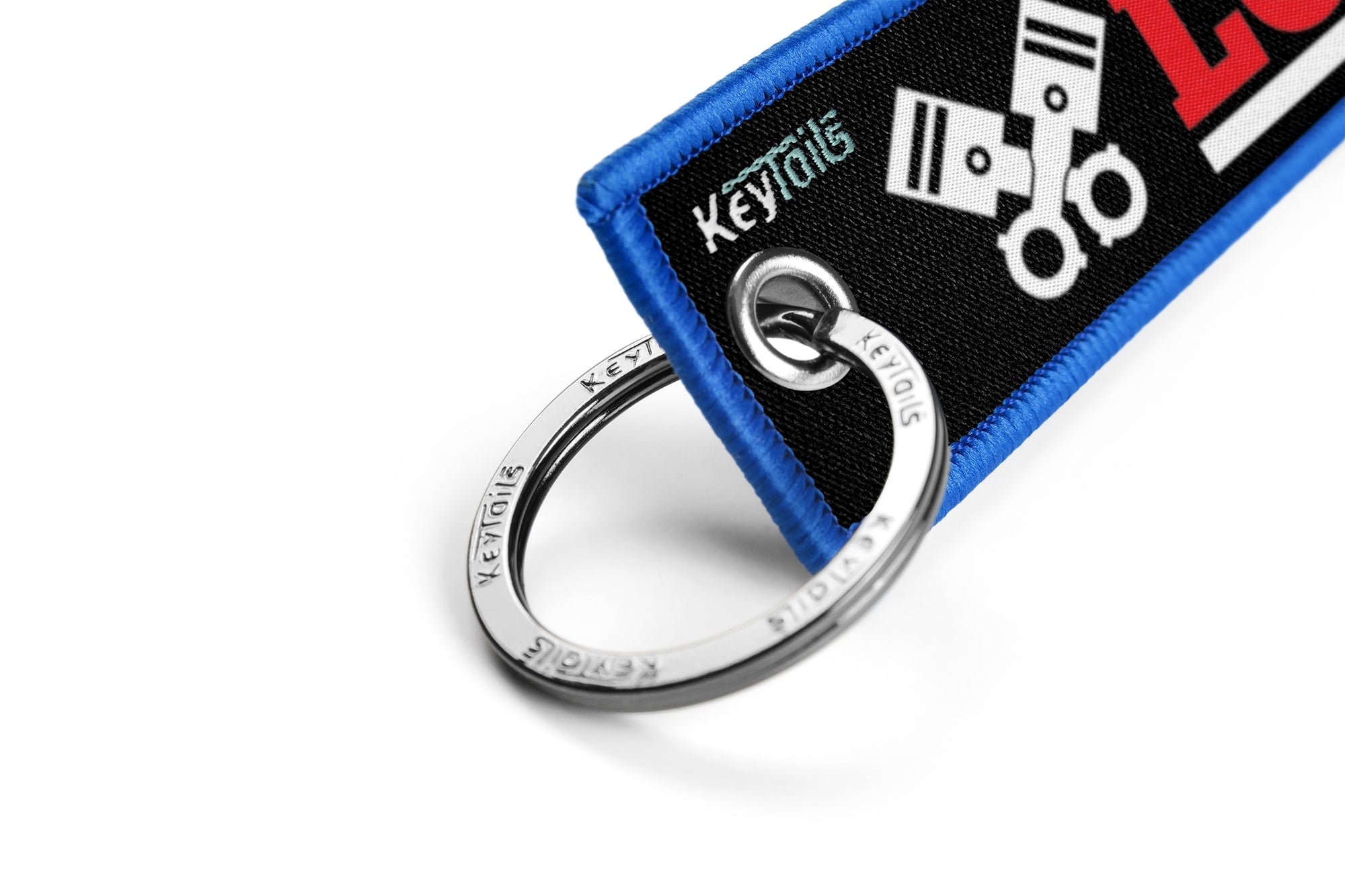 Lovin It Keychain, Key Tag - Blue