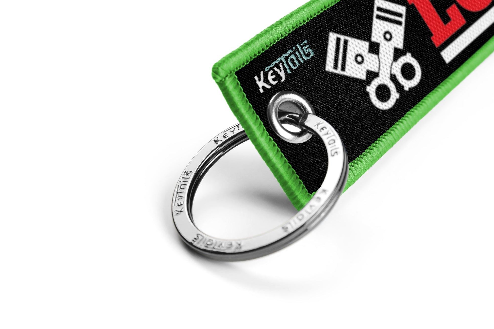 Lovin It Keychain, Key Tag - Green