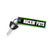 NUCKING' FUTS Keychain, Key Tag - Green