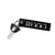 No Place Like 127.0.0.1 Keychain, Key Tag - Black