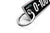 0-100 Real Quick Keychain, Key Tag - Gray