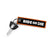 Ride or Die Keychain, Key Tag - Orange