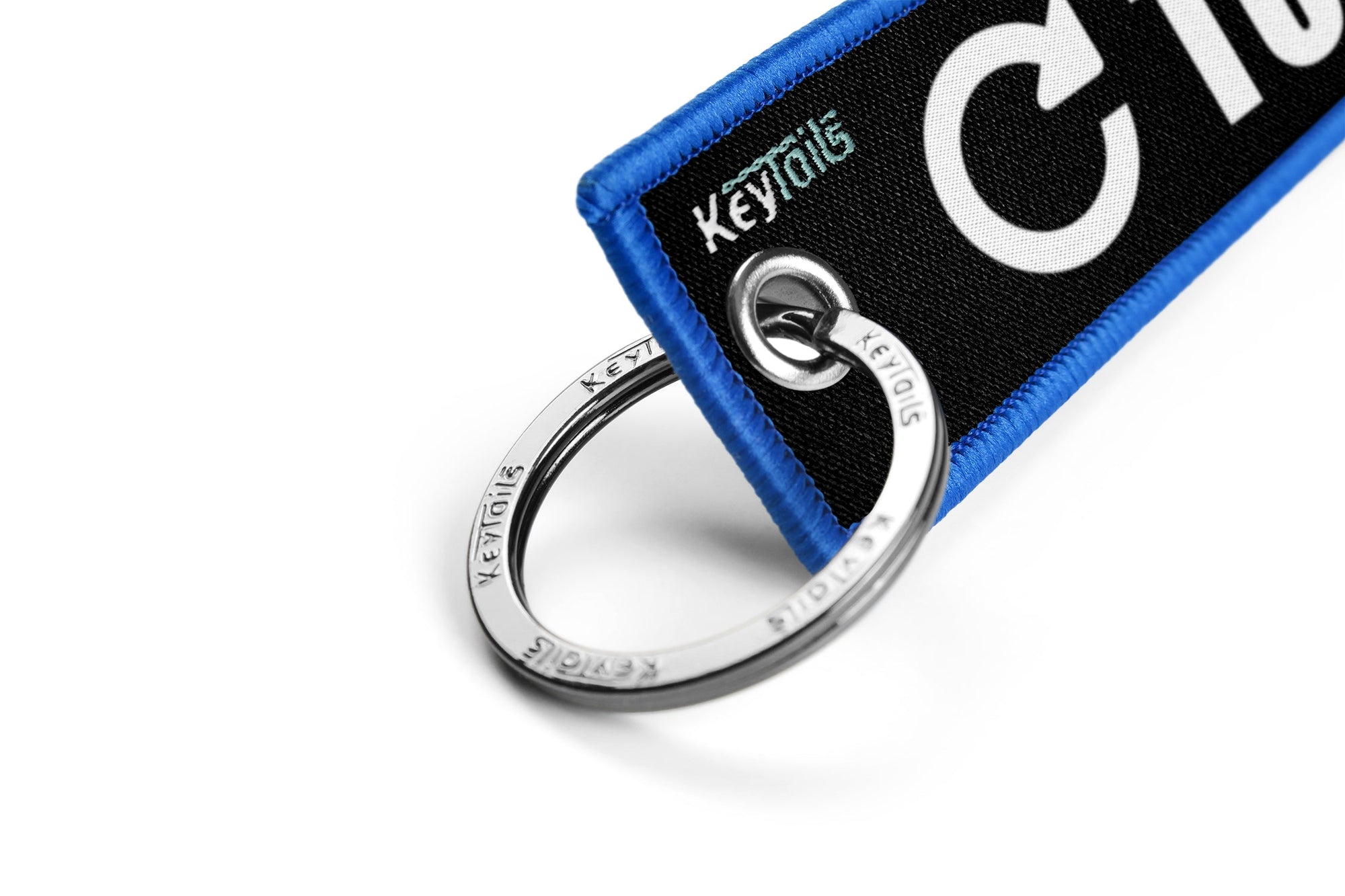 Turn To Arm Keychain, Key Tag - Blue