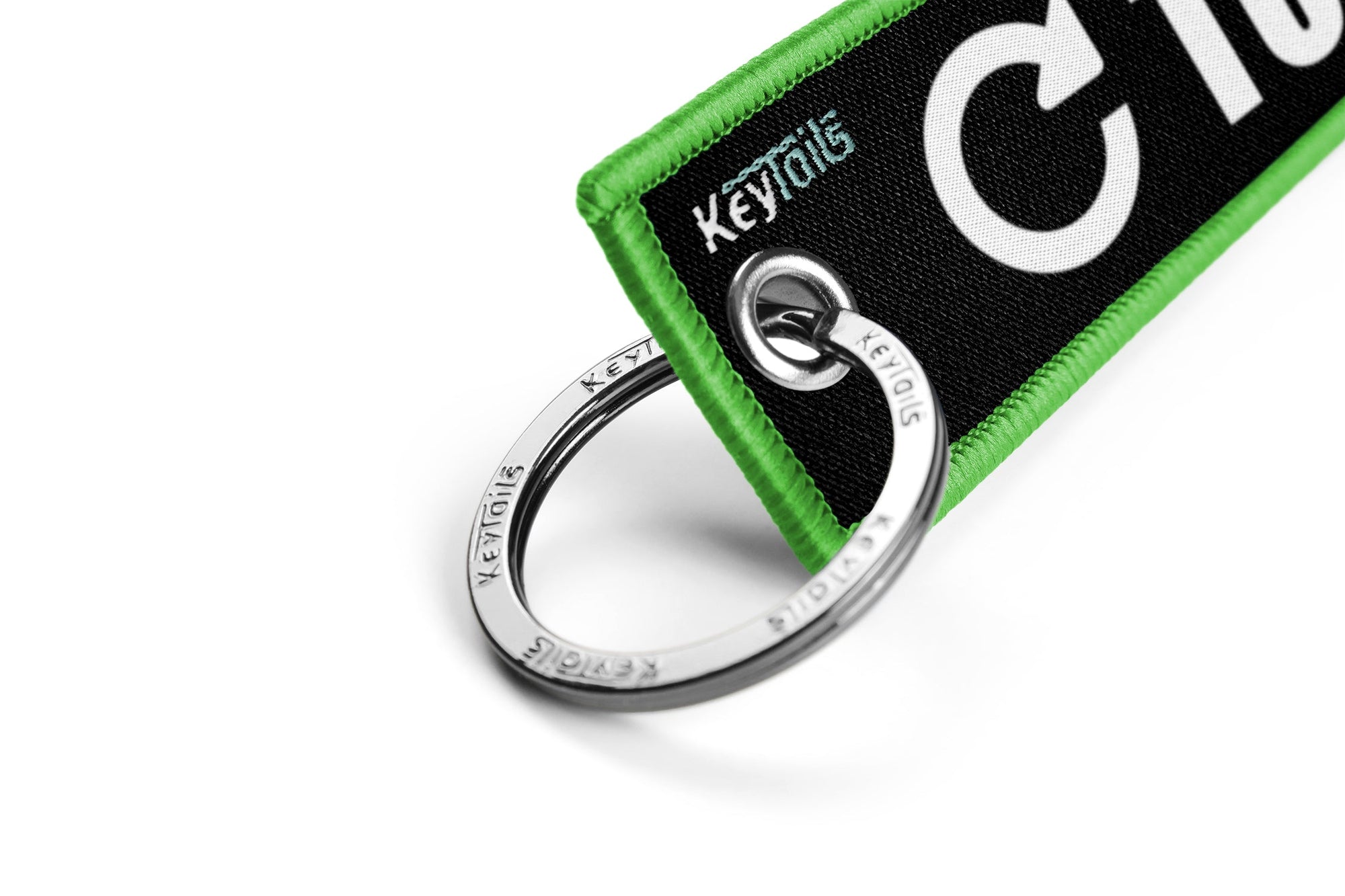 Turn To Arm Keychain, Key Tag - Green