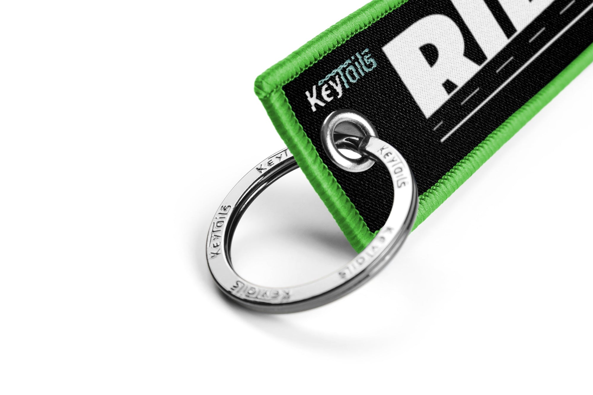 Turn Me On, Ride Me Keychain, Key Tag - Green