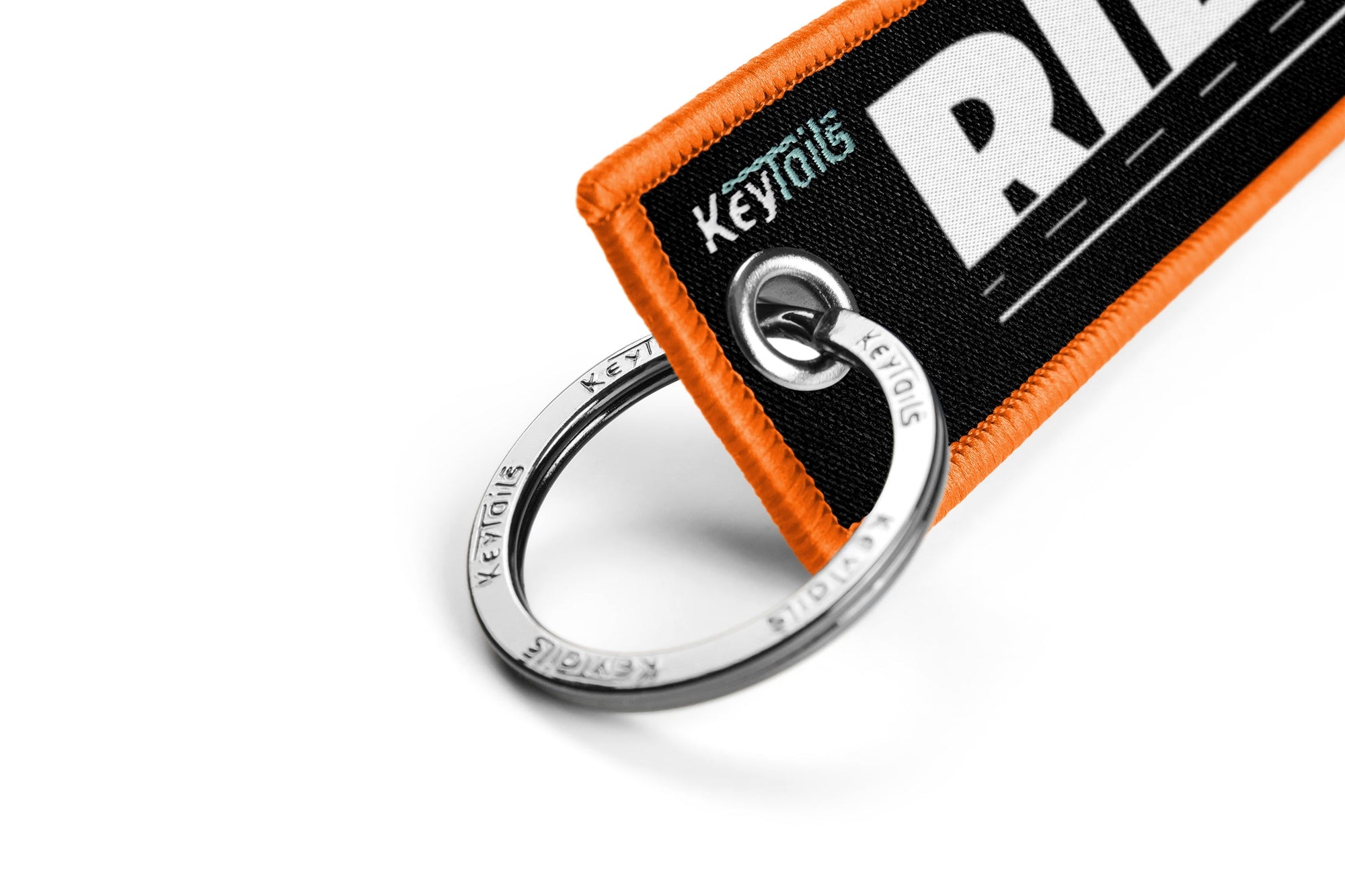 Turn Me On, Ride Me Keychain, Key Tag - Orange