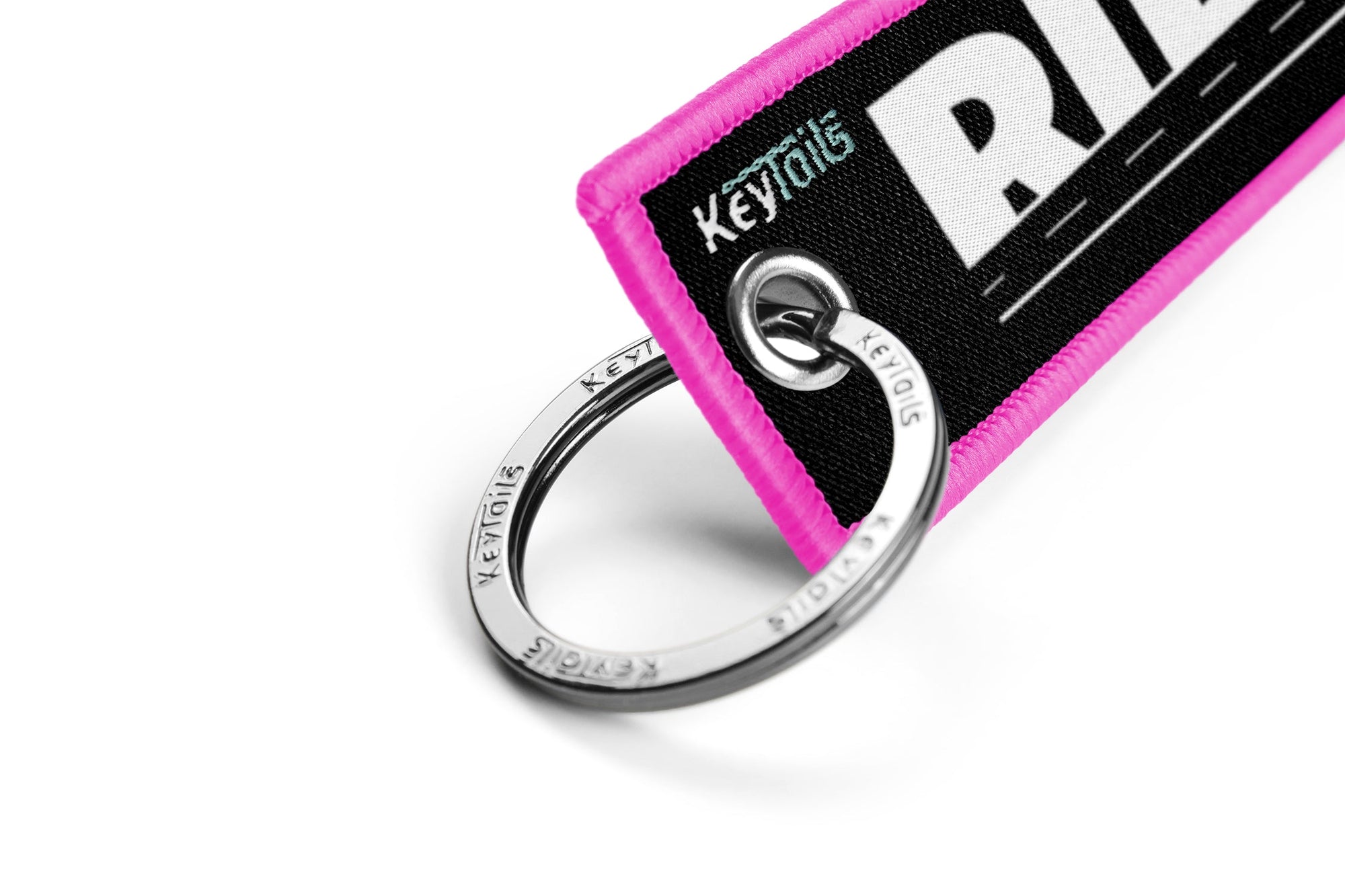 Turn Me On, Ride Me Keychain, Key Tag - Pink